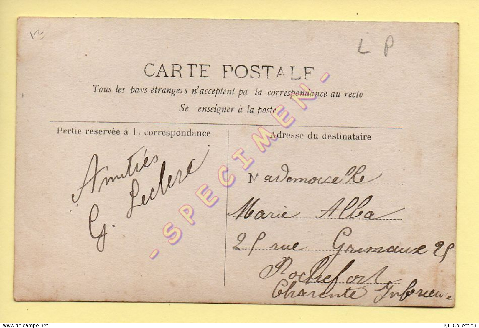 CARLIER – Artiste 1900 – Femme – Photo Reutlinger Paris (voir Scan Recto/verso) - Artistas