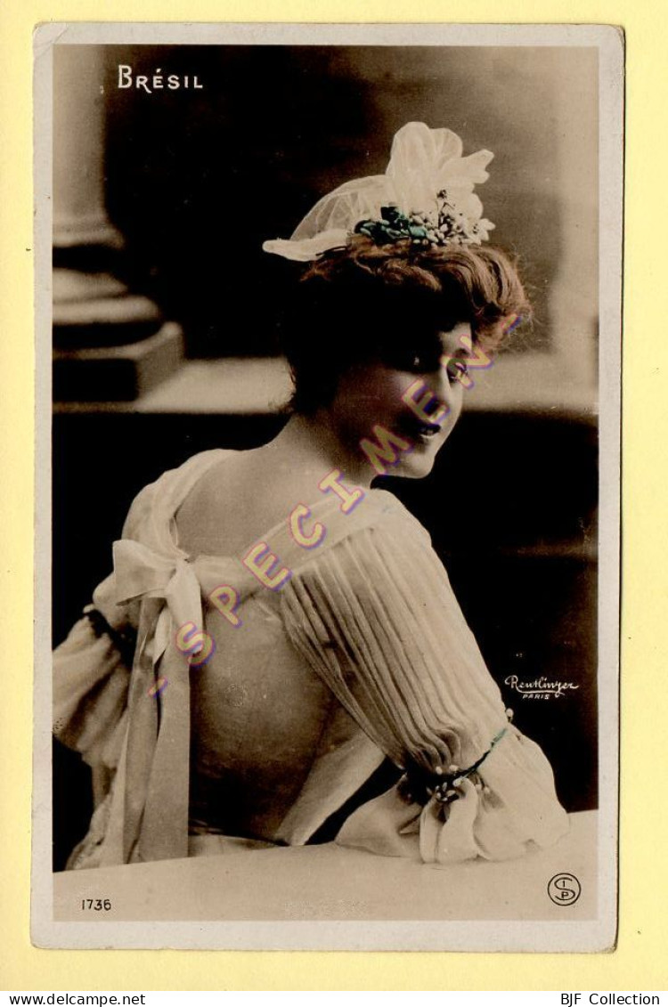 BRESIL – Artiste 1900 – Femme – Photo Reutlinger Paris (voir Scan Recto/verso) - Entertainers