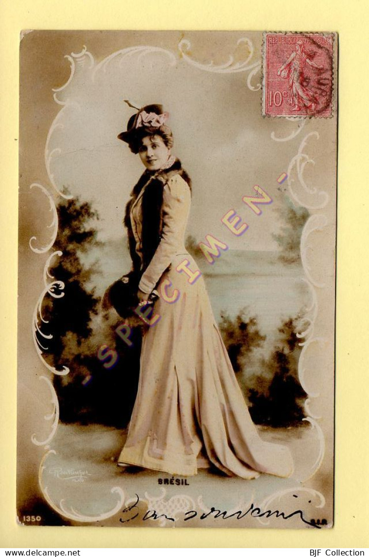 BRESIL – Artiste 1900 – Femme – Photo Reutlinger Paris (voir Scan Recto/verso) - Künstler