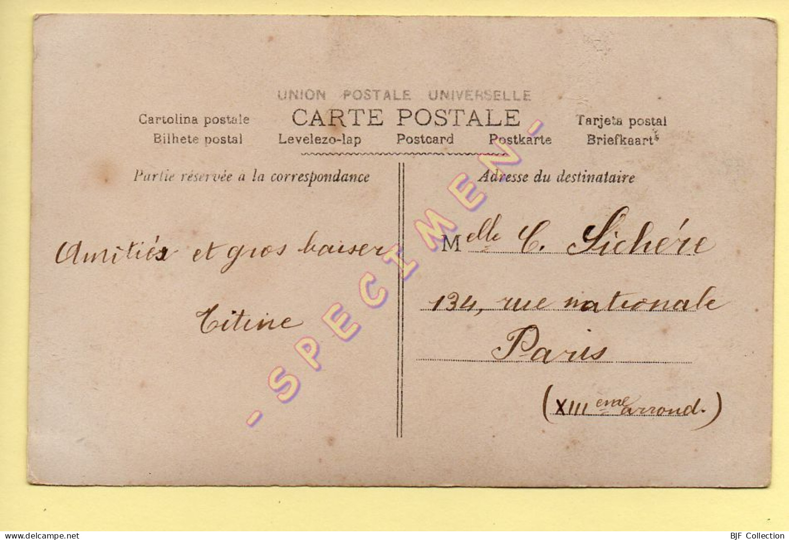 ANDRAL – Artiste 1900 – Photo Reutlinger Paris (voir Scan Recto/verso) - Artiesten