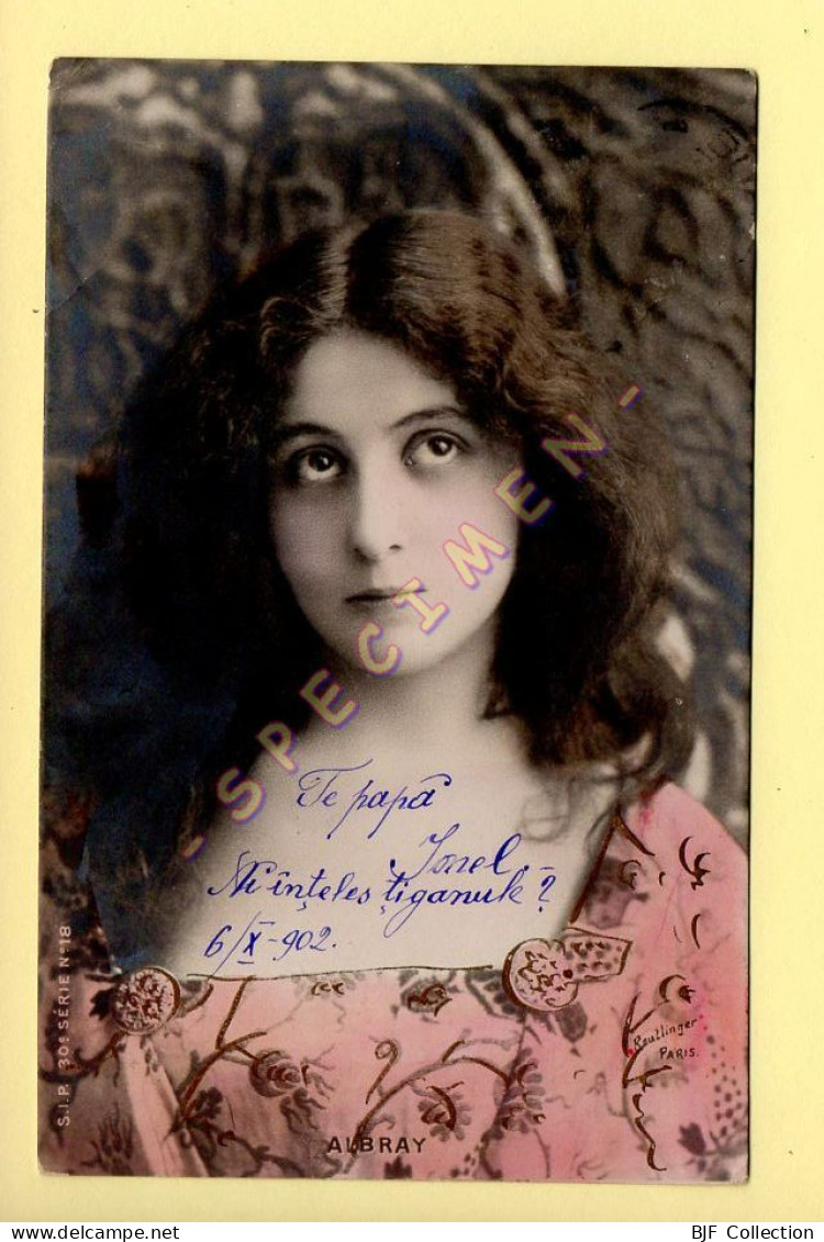 ALBRAY – Artiste 1900 – Femme – Photo Reutlinger Paris (voir Scan Recto/verso) - Künstler