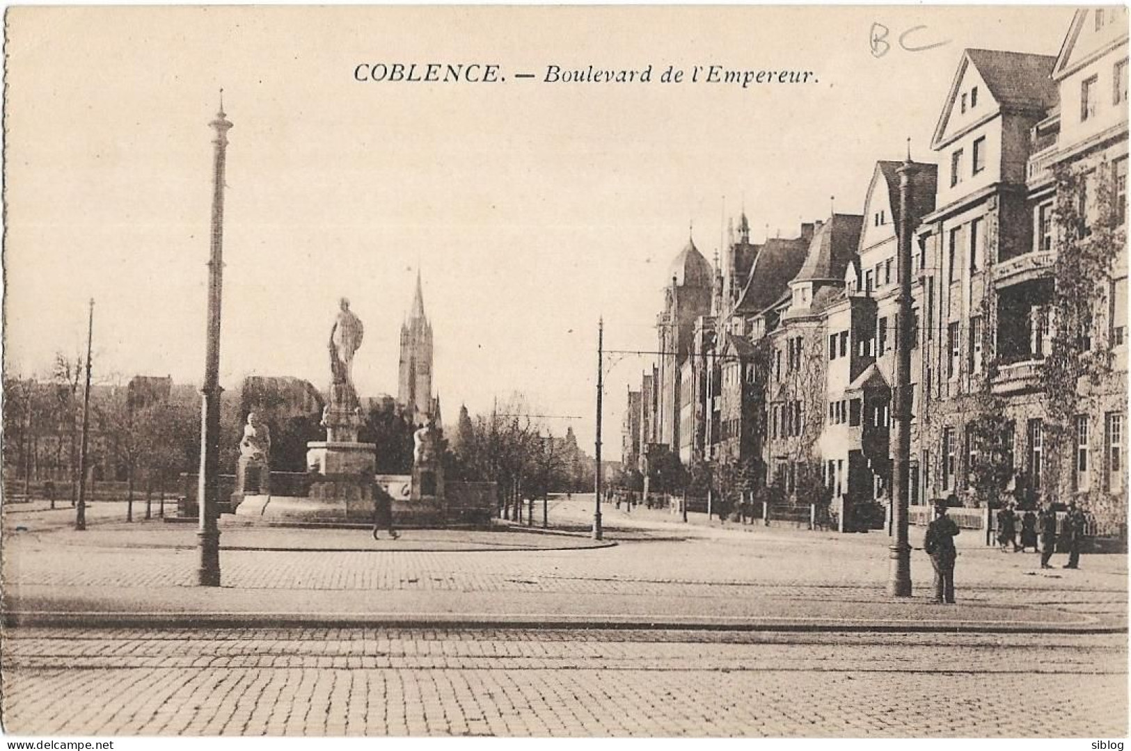 CPA De Carnet - COBLENCE - Boulevard De L'Empereur - Koblenz