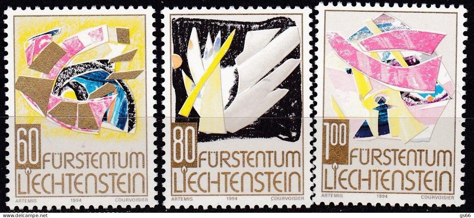 Liechtenstein, 1994, 1096/98,,MNH **,  Weihnachten. - Unused Stamps
