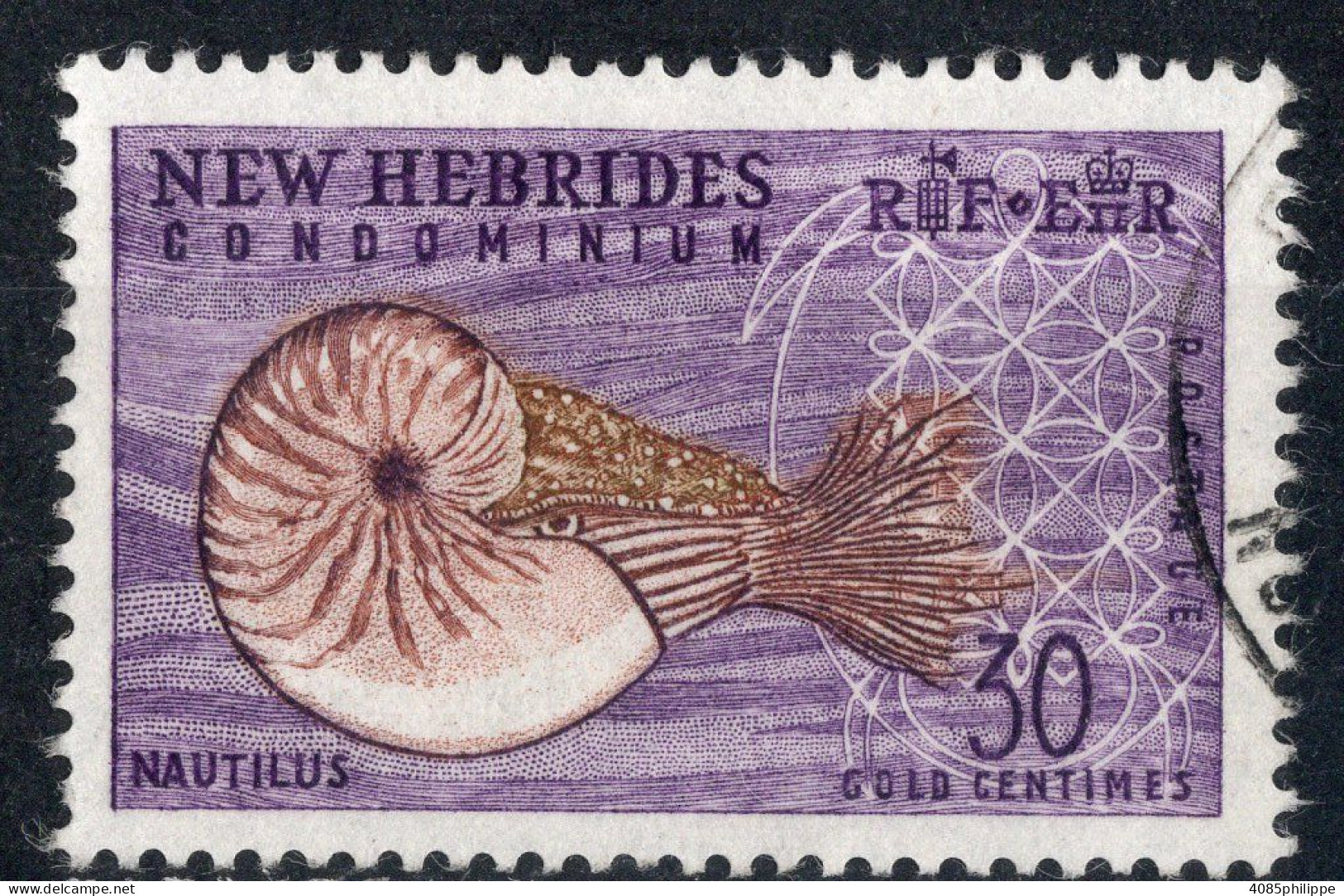 Nouvelles HEBRIDES Timbre-poste N°208 Oblitéré TB  Cote : 1€75 - Used Stamps