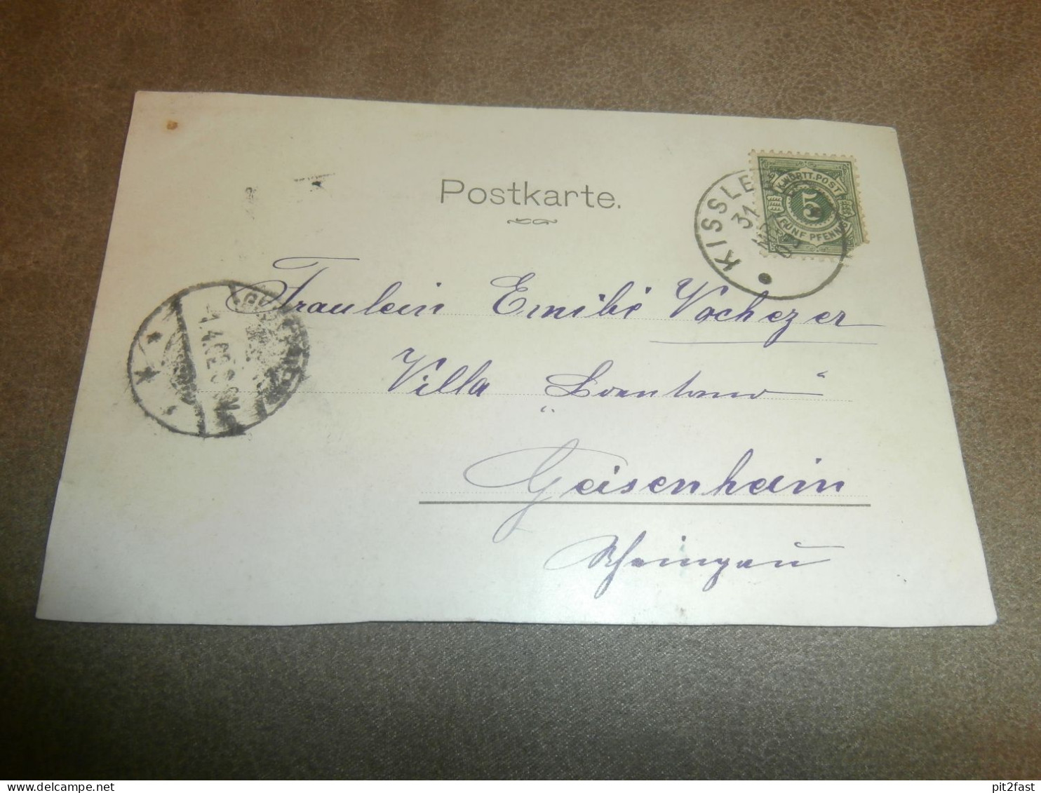 Die Letzen Würtembergischen Briefmarken , 31.03.1902 !! , Kisslegg , Postkarte , Briefmarke , Sammler !!! - Kisslegg