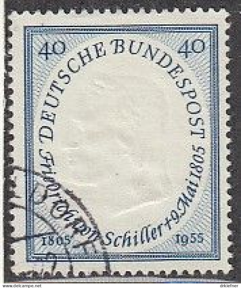 BRD 210, Gestempelt, Friedrich Von Schiller, 1955 - Oblitérés