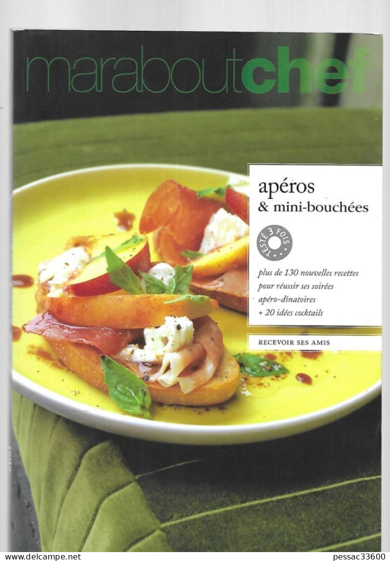 Apéro Et Mini Bouchées   BR TBE  In-4 Collectif édition Marabout Chef 2002 - Gastronomie