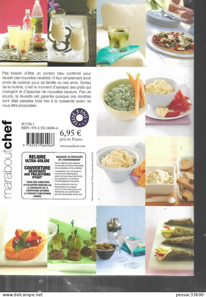 Apéro Et Mini Bouchées   BR TBE  In-4 Collectif édition Marabout Chef 2002 - Gastronomia
