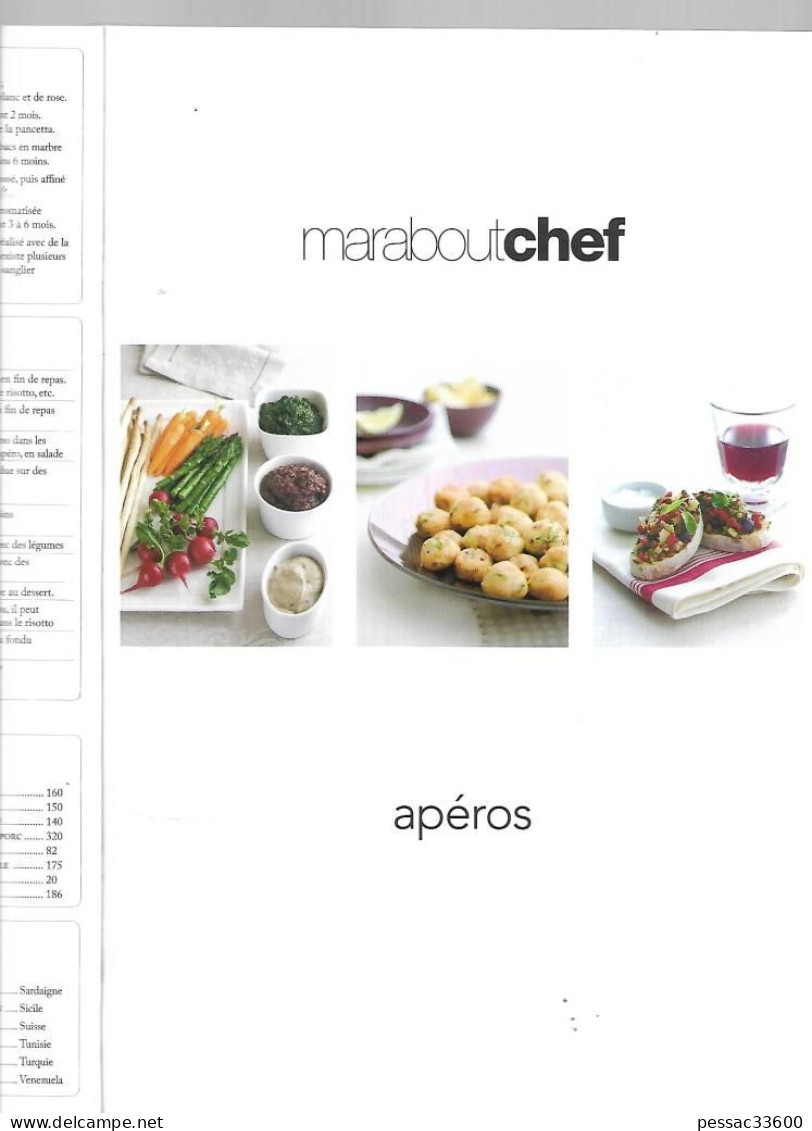 Apéro Et Mini Bouchées   BR TBE  In-4 Collectif édition Marabout Chef 2002 - Gastronomia