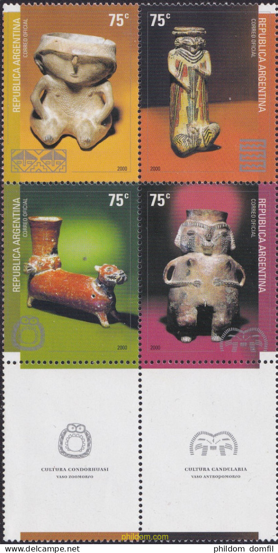 730314 MNH ARGENTINA 2000 OBJETOS TRADICIONALES - Unused Stamps