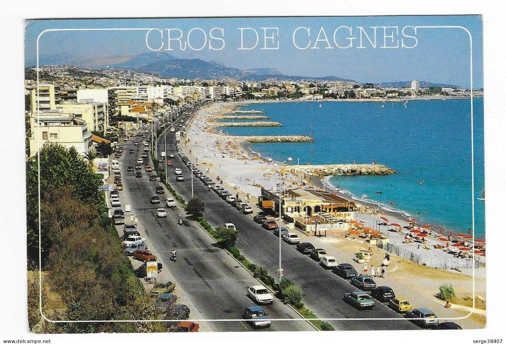 Cros De Cagnes - 1989 - Boulevard De La Plage - N°14549 # 11-23/6 - Cagnes-sur-Mer
