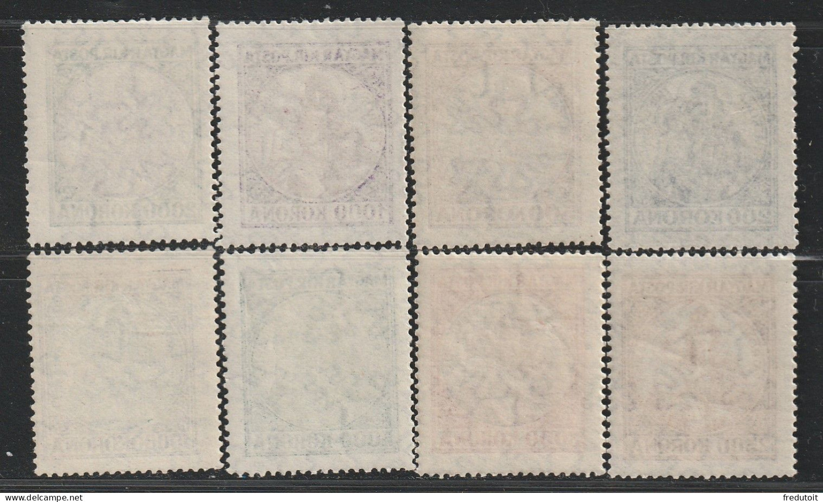 HONGRIE - N°360/7 ** (1923-25) Madone - Unused Stamps