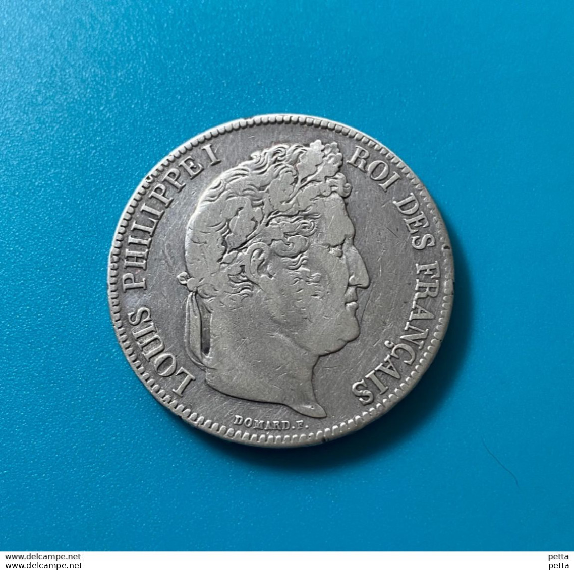 Pièce De 5 Francs 1834W / Louis Philippe / Argent / Vendu En L’état (72) - 5 Francs