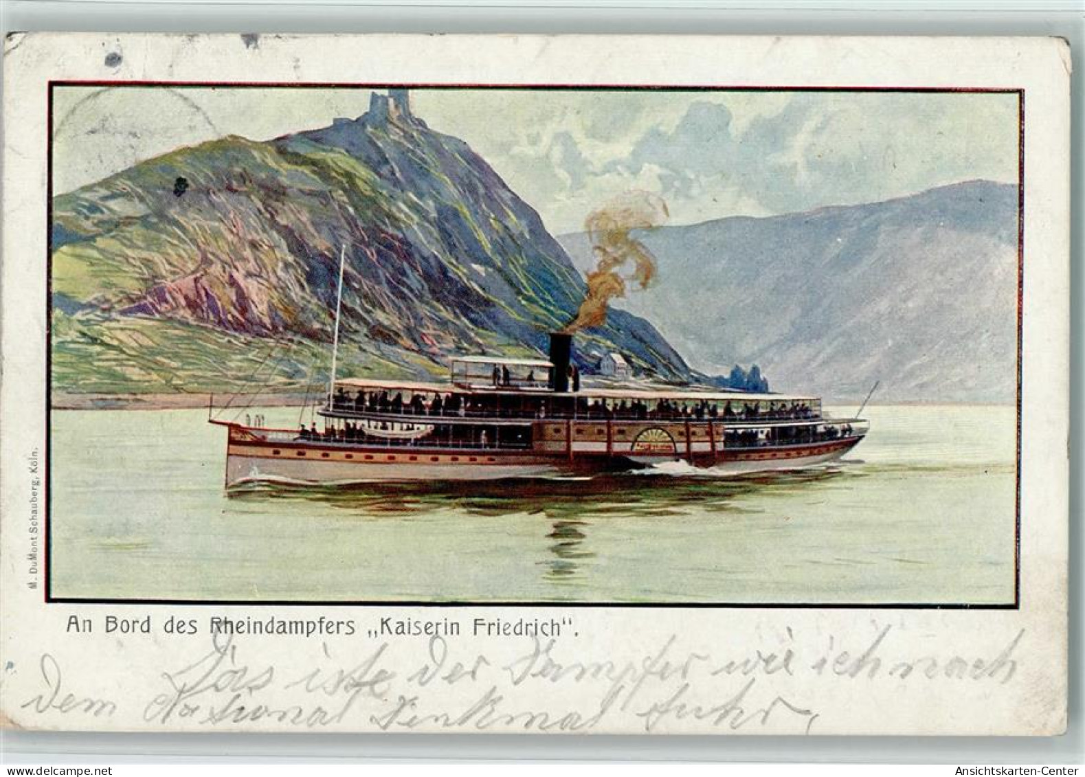 13099907 - Rheinschiffe Dampfer Kaiserin Friedrich  , - Paquebots