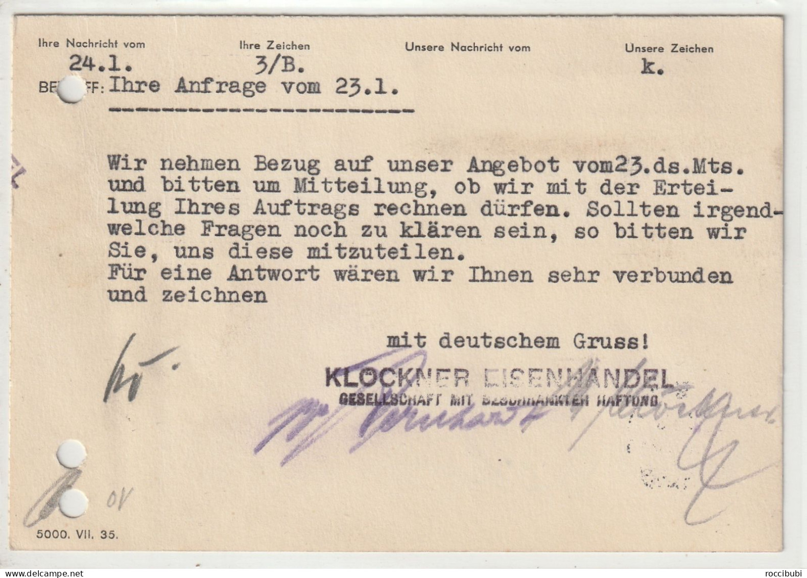 Deutsches Reich, Nürnberg Nach Kempten 1936 - Private Postwaardestukken