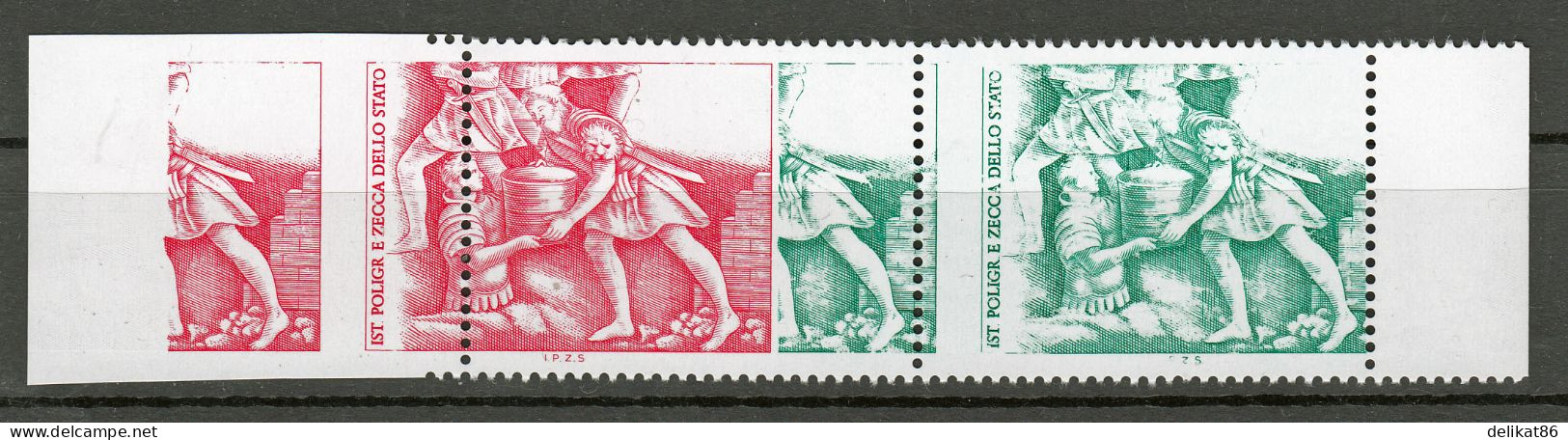 Probedruck Test Stamp Specimen Prove Istituto Poligrafico dello Stato 2003