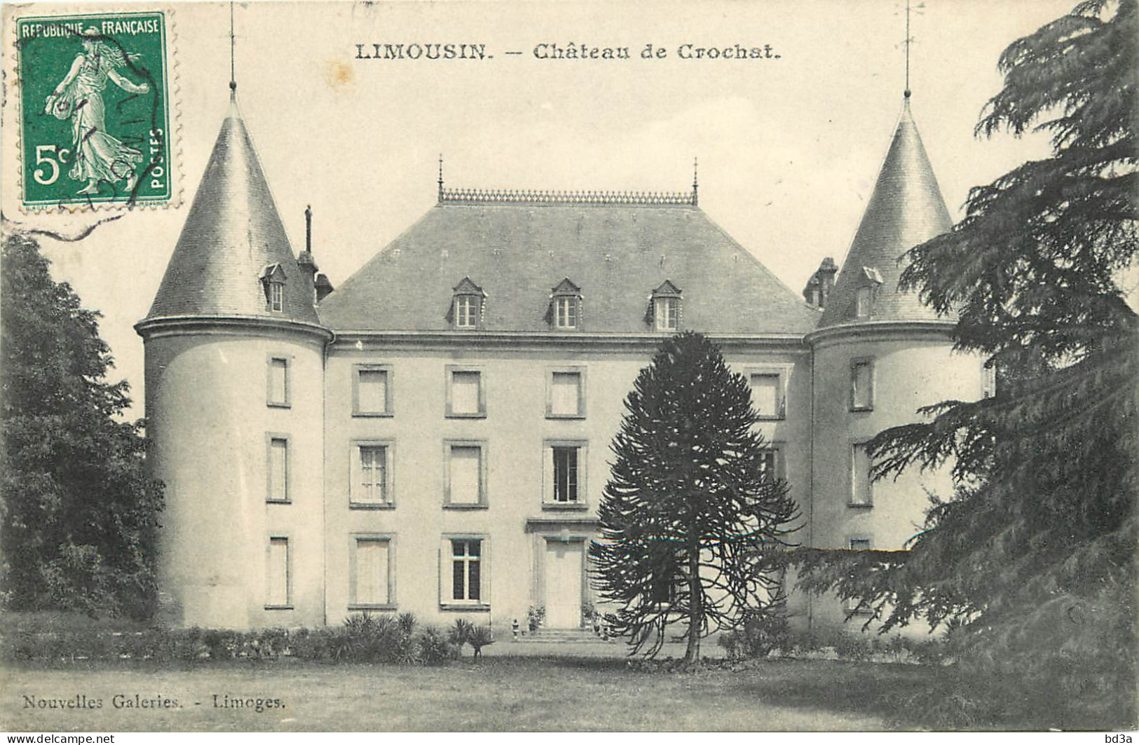 87 - LIMOUSIN - CHATEAU DE CROCHAT - Autres & Non Classés