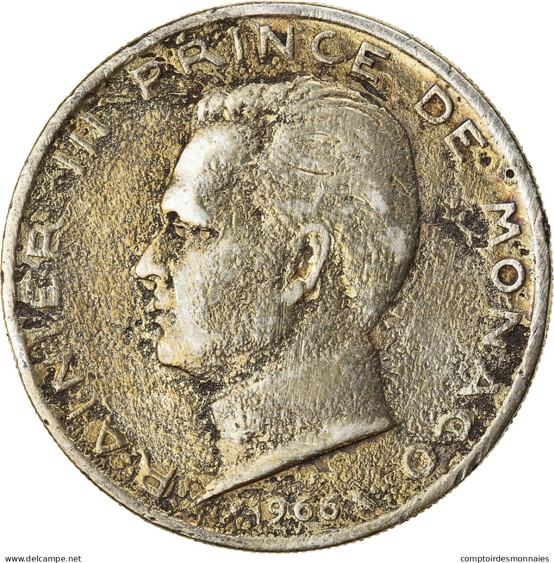 Monnaie, Monaco, Rainier III, 5 Francs, 1960, TB, Argent, Gadoury:MC 152, KM:141 - 1960-2001 Neue Francs