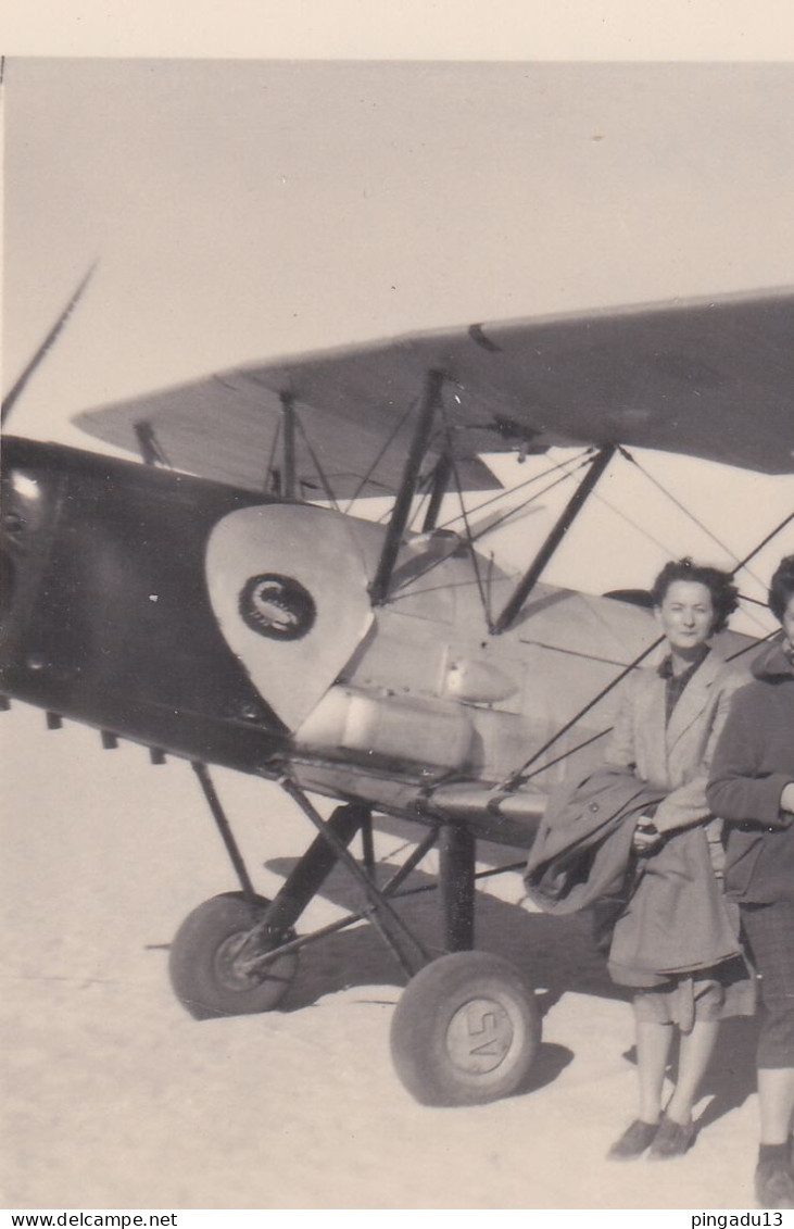 Algérie El Oued Décembre 1952 Sur La Pste D'envol Avion Logo Scorpion ... - Afrika