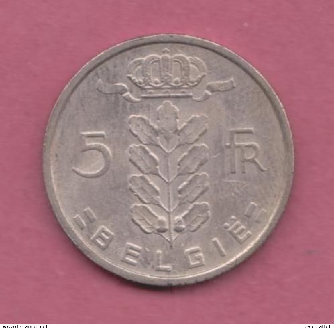 Belgium, 1973- 5 Francs. Dutch Text. Head Of Ceres- BB, VF, TTB, SS - 5 Francs
