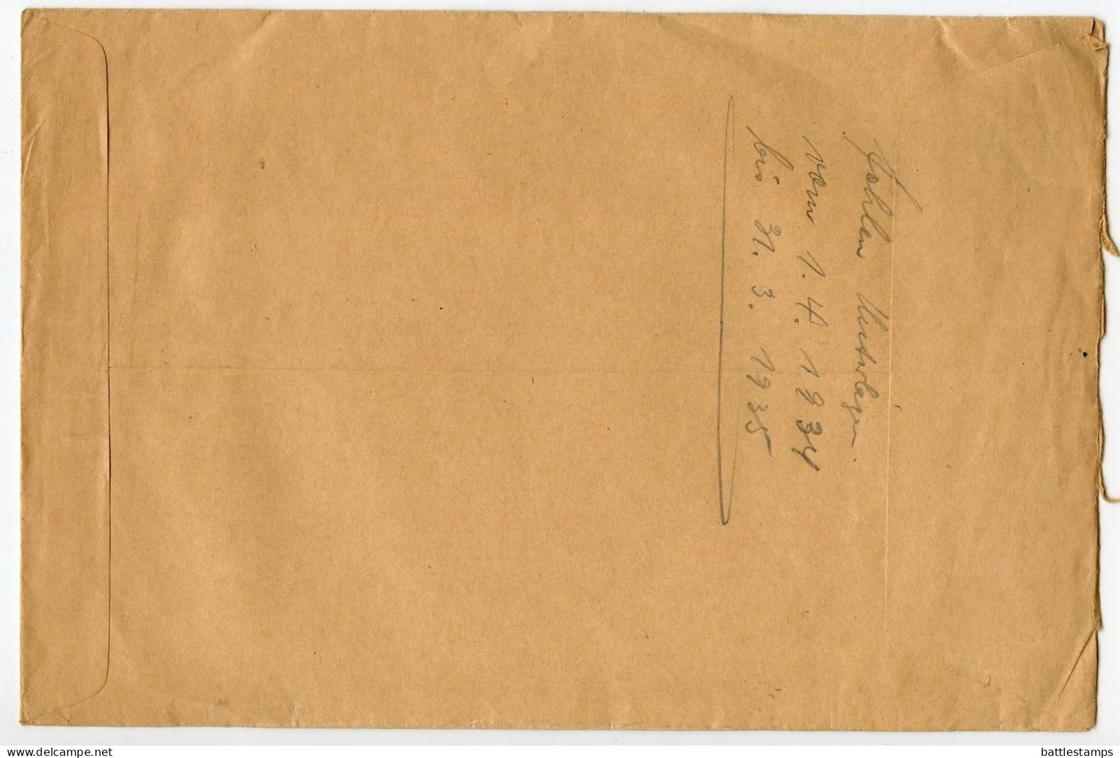 Germany 1935 Large Cover & Letter; Berlin - Überwachungsstelle Für Lederwirtschaft; 24pf. Meter With Slogan - Macchine Per Obliterare (EMA)