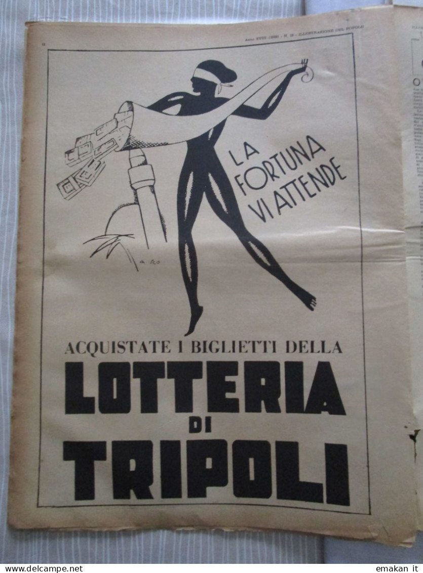 # ILLUSTRAZIONE DEL POPOLO N 15 /1938 GUERRA DI SPAGNA / SERINA(BG) / UDAIPUR - Erstauflagen