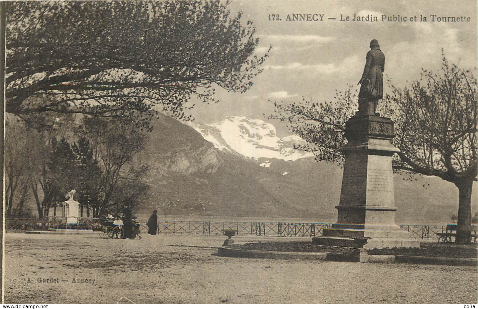 74 - ANNECY  - LE JARDIN PUBLIC ET LA TOURNETTE - Annecy