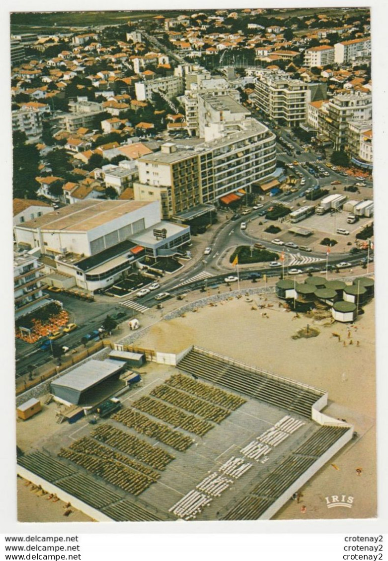 66 CANET PLAGE N°110 Plage De La Méditerranée Installation Estrade Gradins Pour Spectacle En Plein Air VOIR DOS - Canet Plage