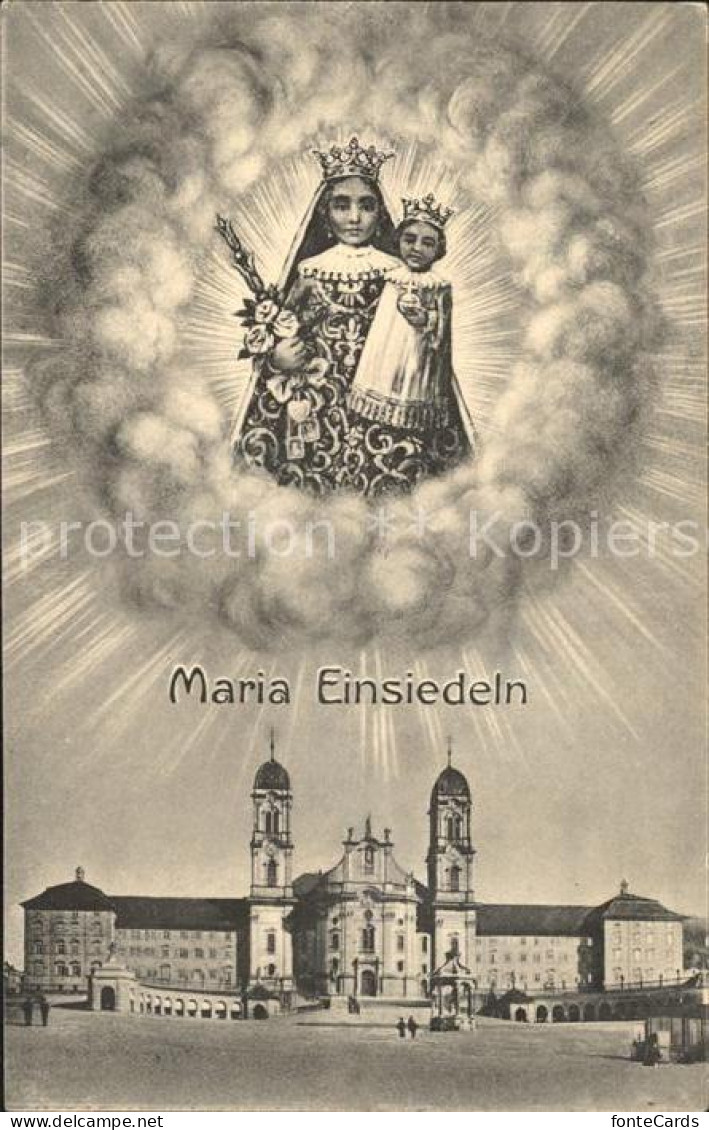 11672561 Einsiedeln SZ Kloster Marienfigur Mit Kind Einsiedeln - Other & Unclassified