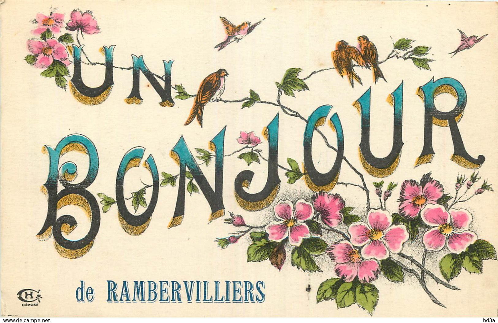 88 - UN BONJOUR DE RAMBERVILLIERS - Rambervillers