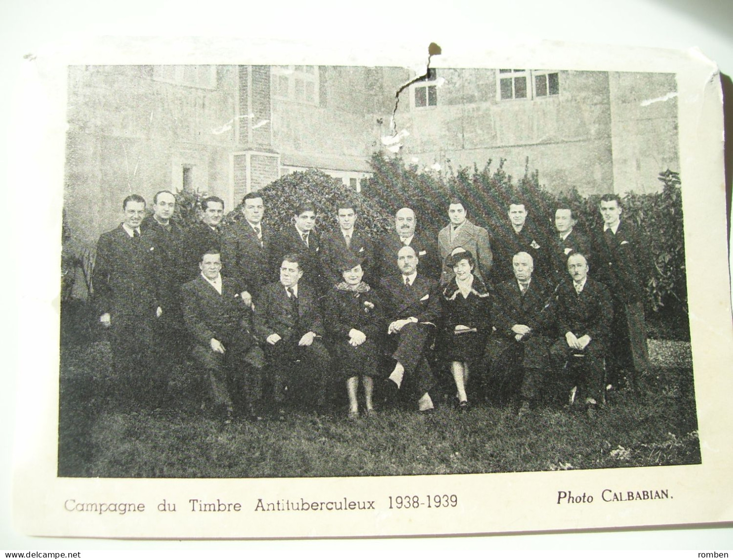RARE - PHOTO - CAMPAGNE DU TIMBRE ANTITUBERCULEUX 1938-1939 - PHOTO CALBABIAN - - Autres & Non Classés