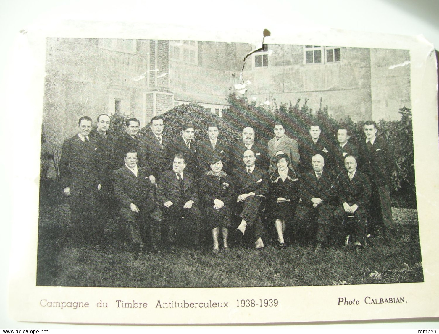 RARE - PHOTO - CAMPAGNE DU TIMBRE ANTITUBERCULEUX 1938-1939 - PHOTO CALBABIAN - - Autres & Non Classés
