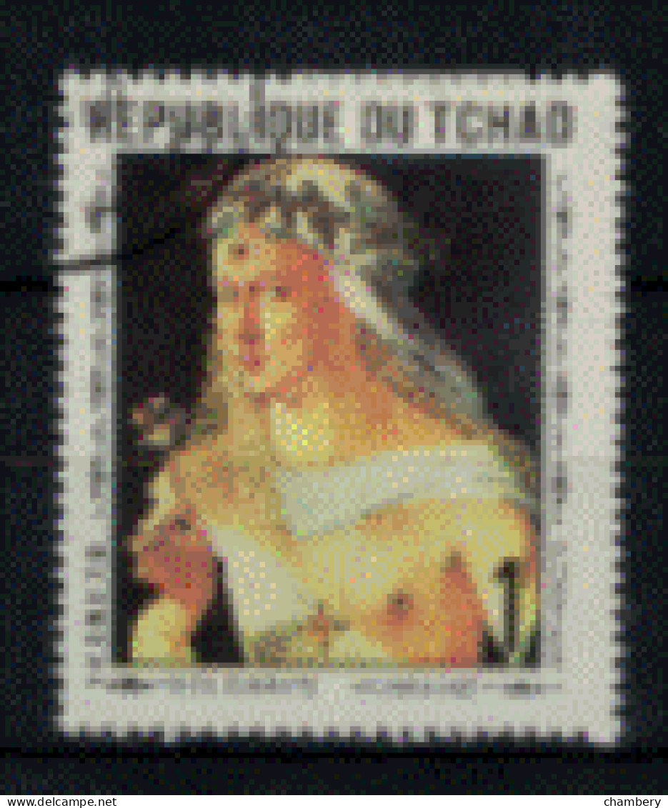 Tchad - "Tableaux : "La Courtisane" De Veneto" - Oblitéré N° 210 De 1969 - Tschad (1960-...)