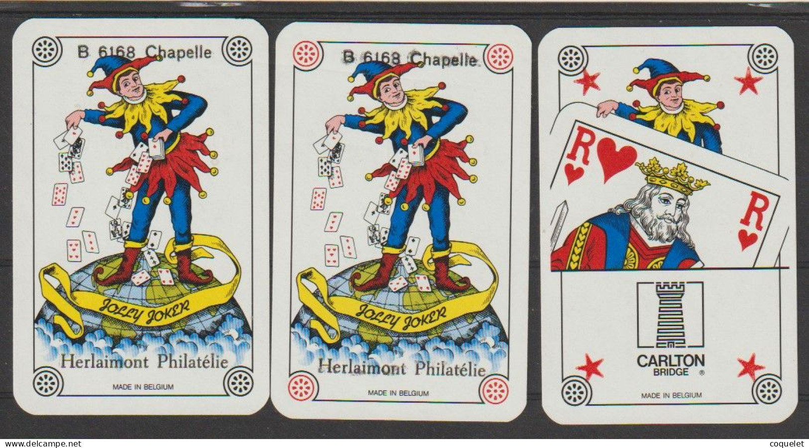 Jeu De Carte Neuf Repiqué Par HERLAIMONT PHLATELIE Pour Les Compétitives Provinciales Du HAINAUT Avec 4 Jokers Repiqués - Playing Cards (classic)