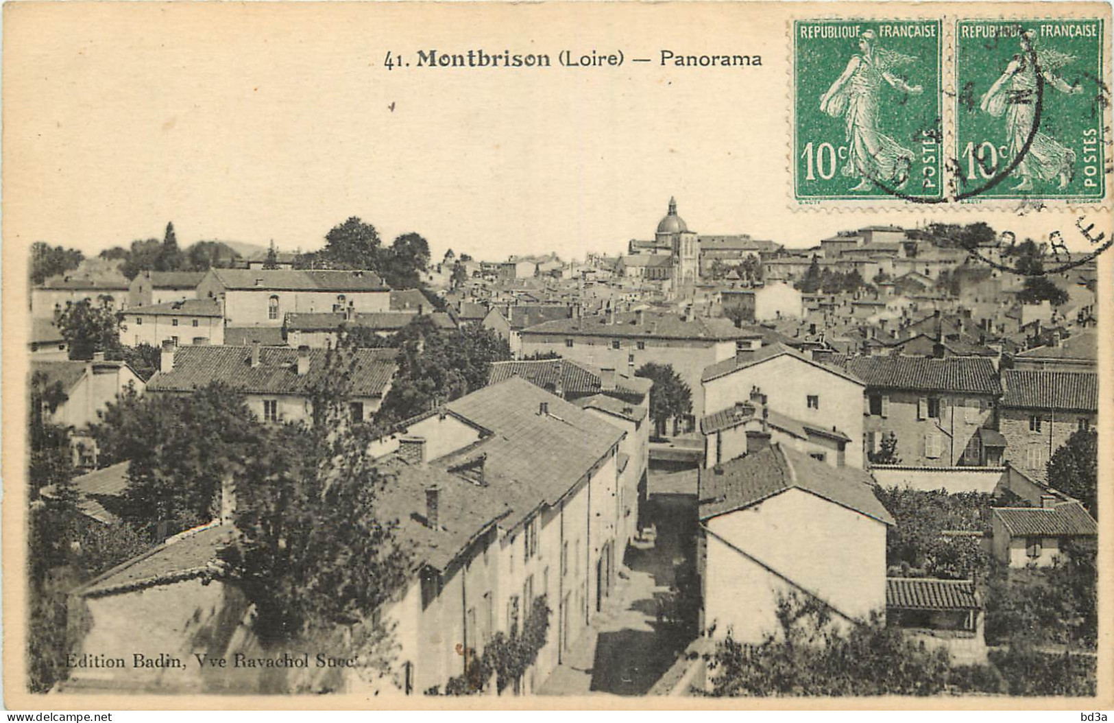 42 -  MONTBRISON - PANORAMA - Montbrison