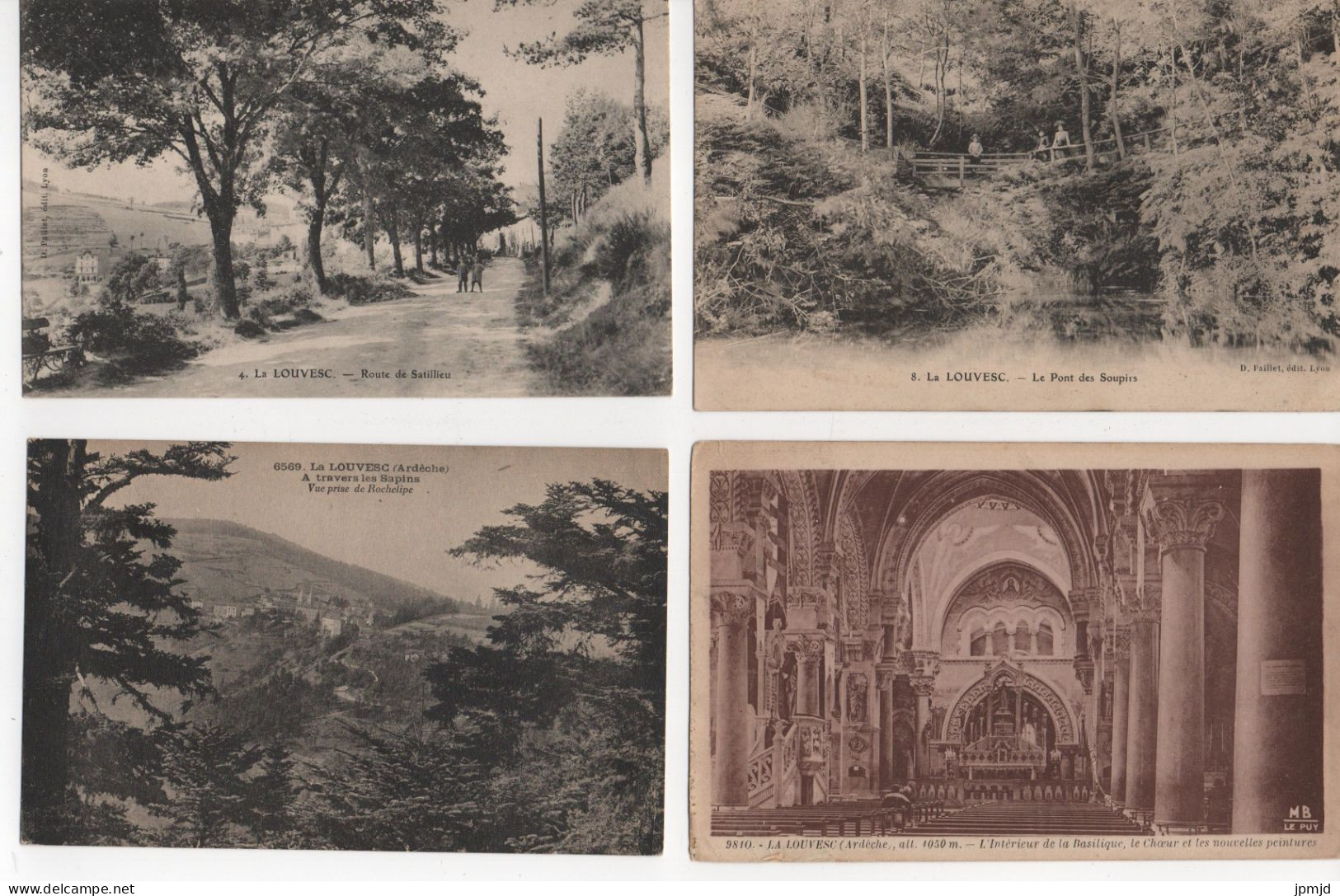 07 - LA LOUVESC - Lot De 20 Cartes Postales Format 9 X 14 Cm En Tbe - Toutes Scannées - Lot N° 2 - (R011) - La Louvesc