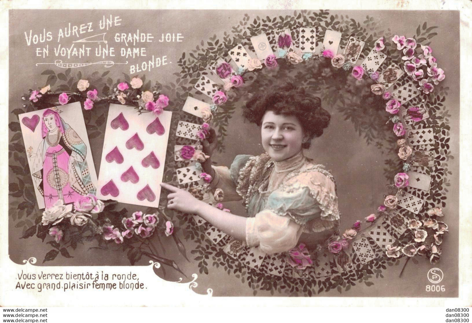 VOYANCE TIRAGE DE CARTES DISEUSE DE BONNE AVENTURE JOLIE CARTOMANCIENNE - Playing Cards