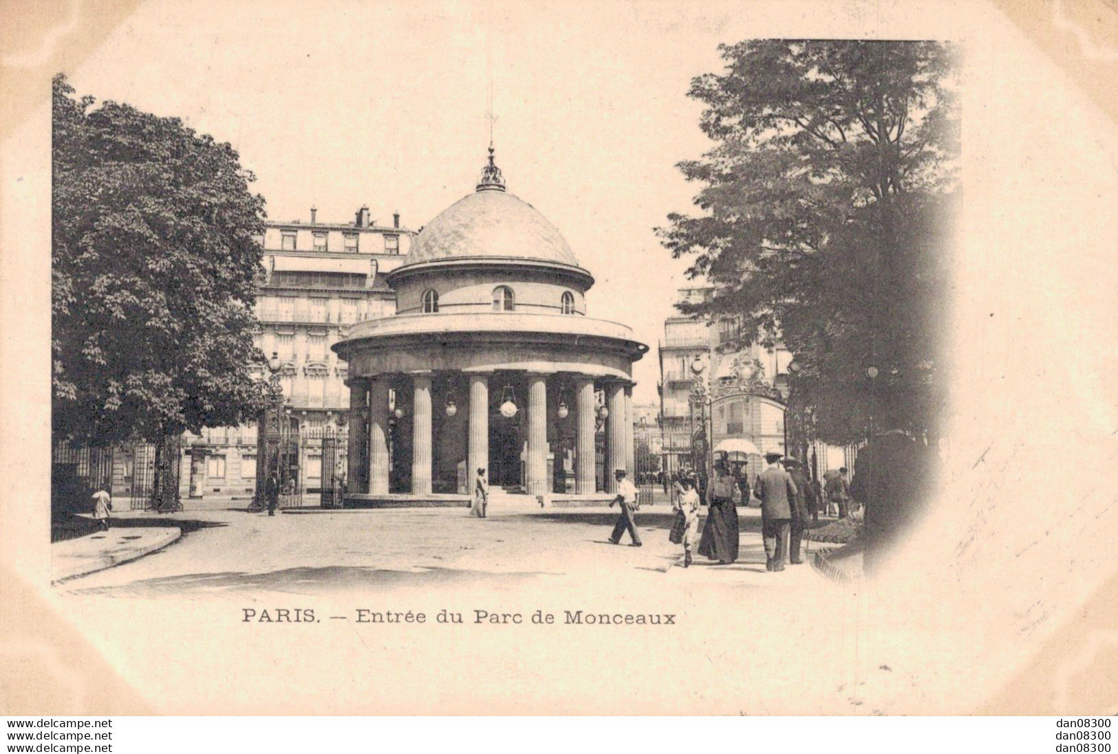 75 PARIS ENTREE DU PARC DE MONCEAUX - Parks, Gardens