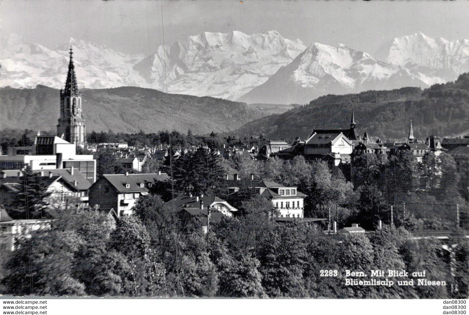 SUISSE BERN MIT BLICKAUF BLUEMLISALP UND NIESEN CPSM - Bern