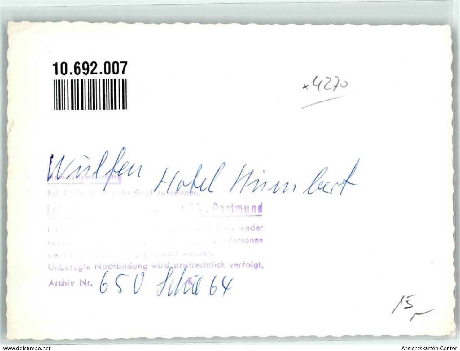 10692007 - Wulfen , Westf - Dorsten