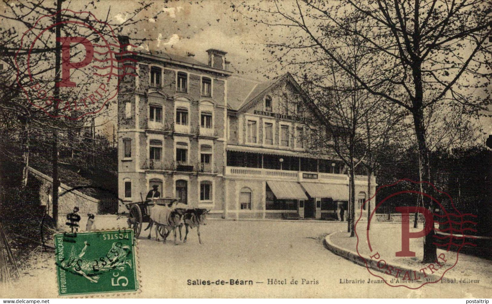 FRANCIA. FRANCE. SALIES DE BEARN Hotel De PARIS - Salies De Bearn