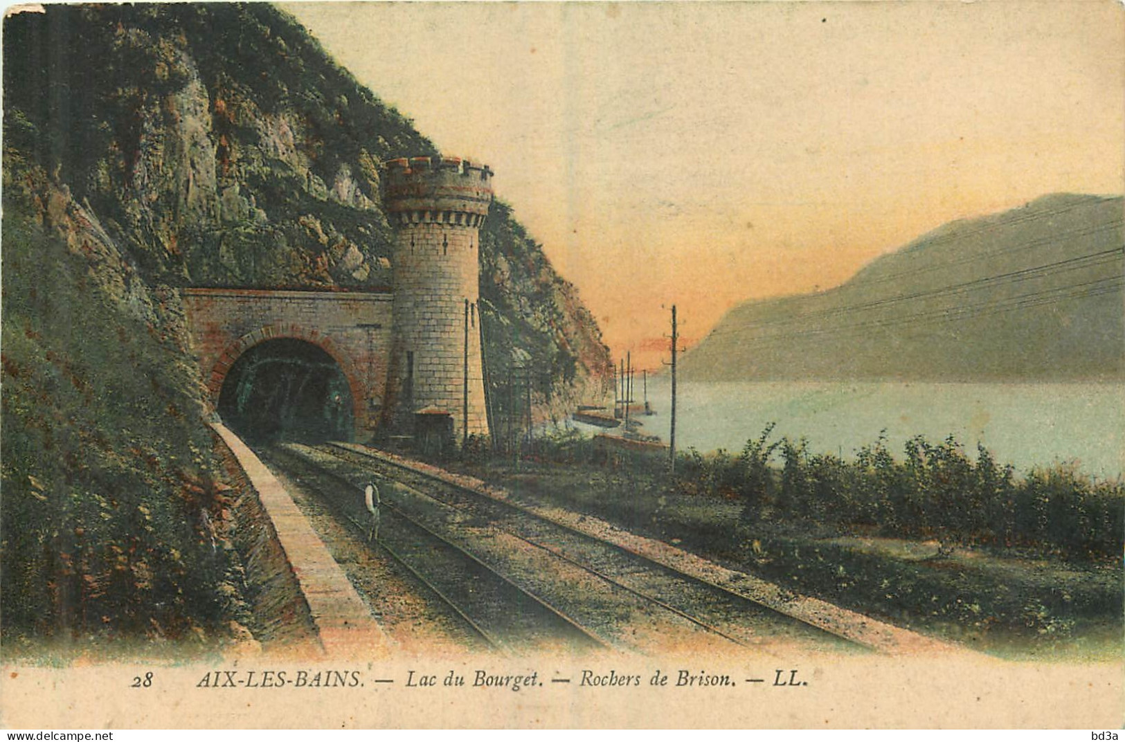 73 - AIX LES BAINS -  LAC DU BOURGET - ROCHERS DE BRISON - Aix Les Bains