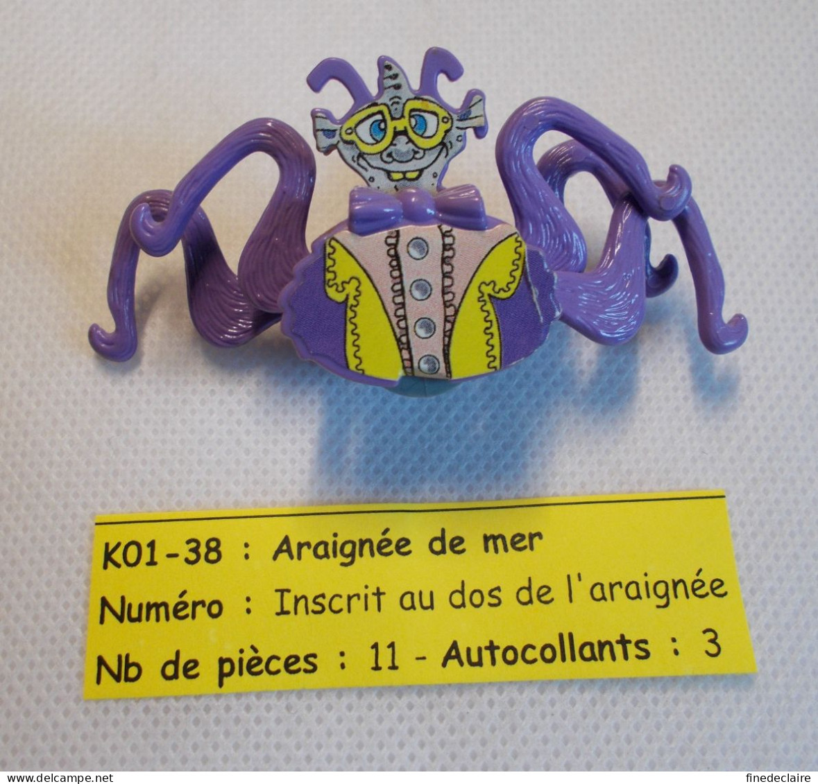 Kinder - Araignée De Mer - K01- 38 - Sans BPZ - Montables