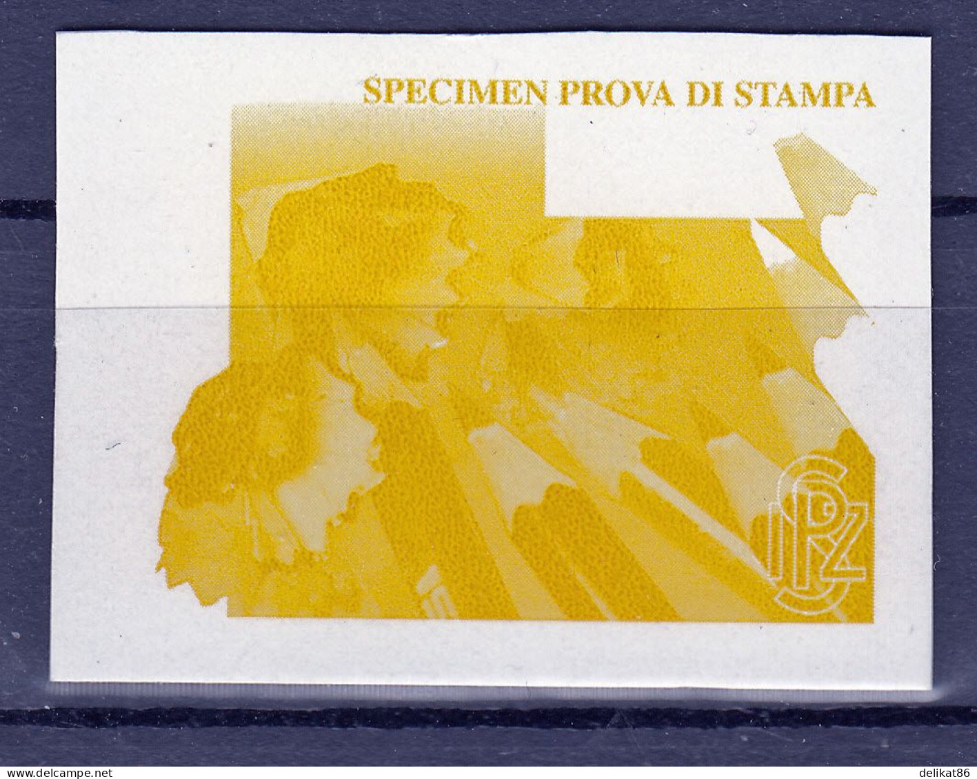 Probedruck Test Stamp Specimen Prove Istituto Poligrafico Dello Stato 2002 - 2001-10: Nieuw/plakker
