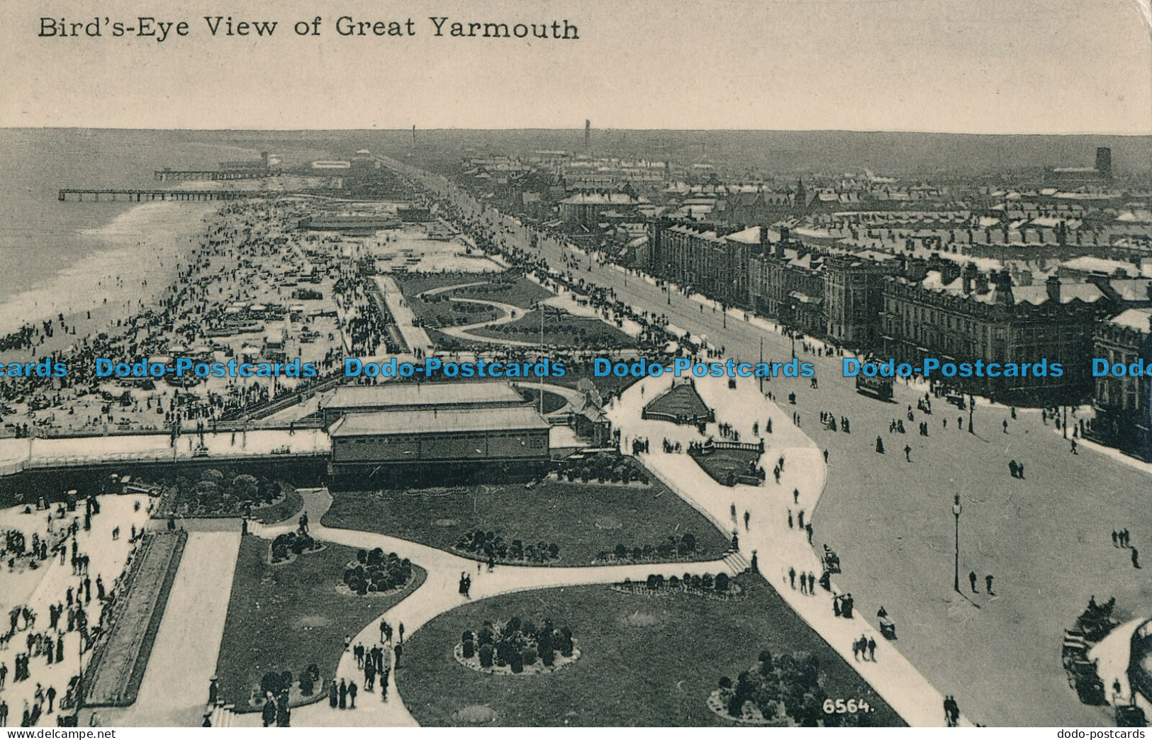 R031493 Birds Eye View Of Greta Yarmouth. Jarrold. 1911 - Mondo