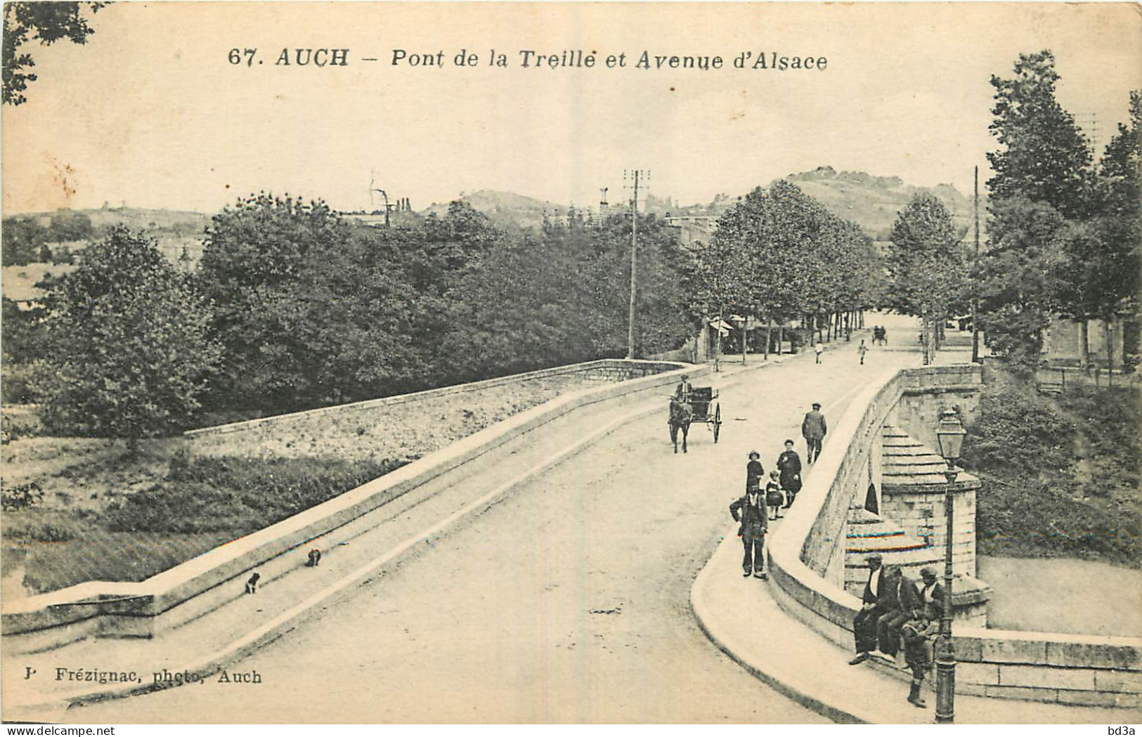 32 - AUCH - PONT DE TREILLE ET AVENUE D'ALSACE - Auch