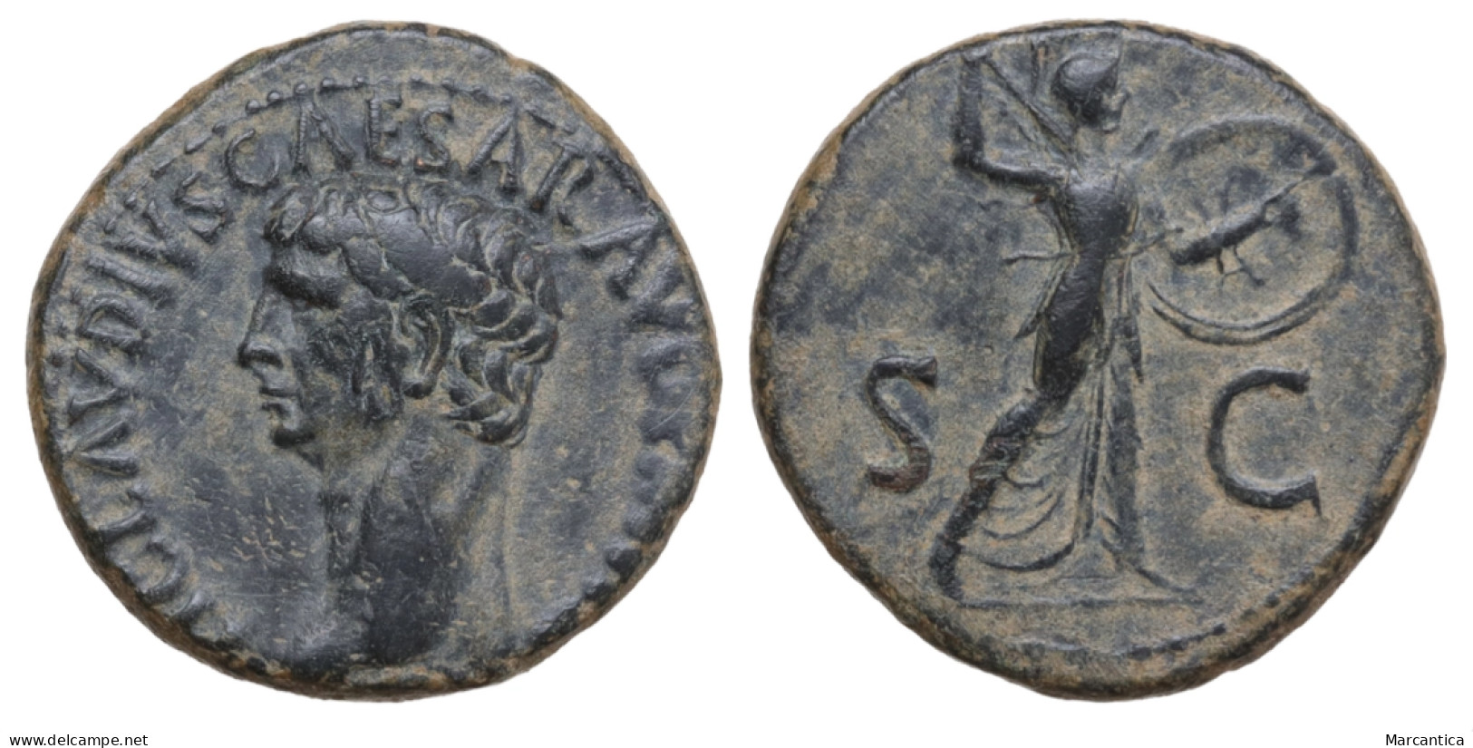 CCG Certified! CLAUDIUS (41-54). As. Rome. - The Julio-Claudians (27 BC Tot 69 AD)