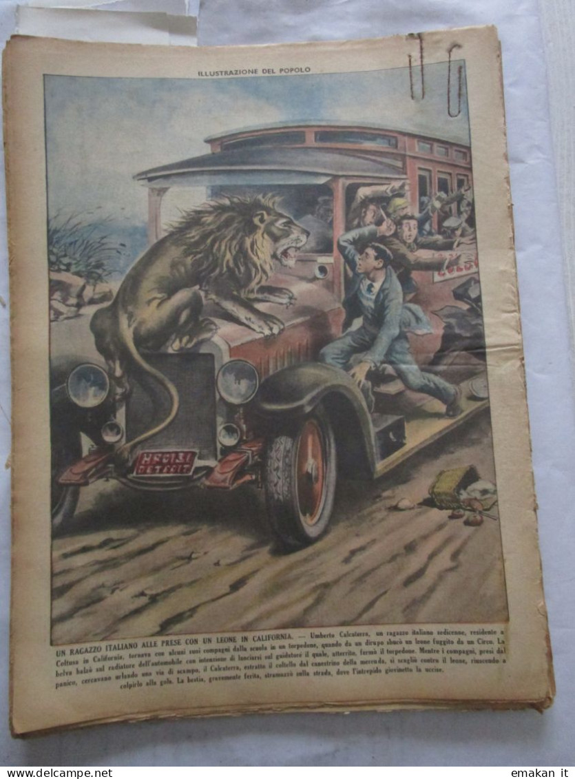 # ILLUSTRAZIONE DEL POPOLO N 13 /1938 GUERRA DI SPAGNA / LIGURIA  JUVE / - First Editions