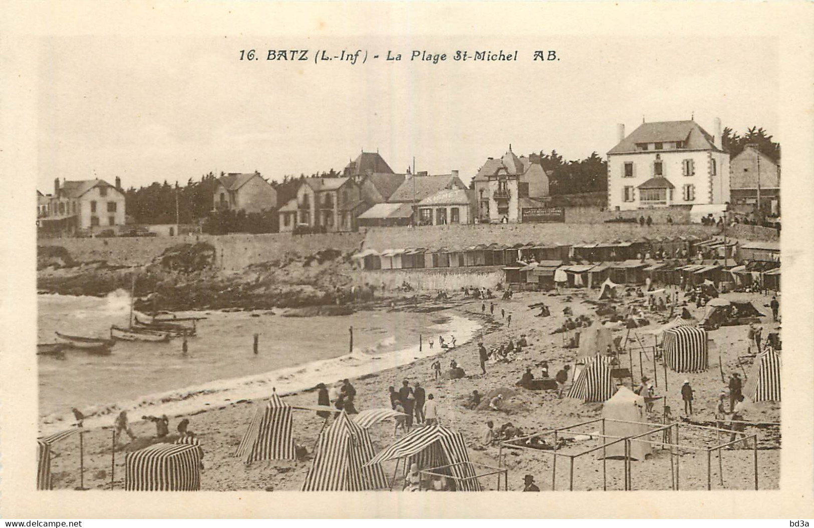 44 - BATZ - LA PLAGE ST MICHEL - Batz-sur-Mer (Bourg De B.)