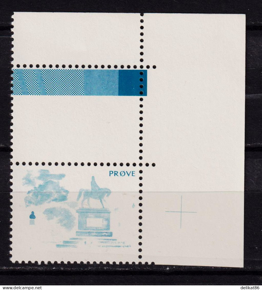 Test Stamp, Specimen, Prove, Probedruck, Reiterstandbild, Slania 1980 - 1985 Doppelmarke Oberer Rand - Probe- Und Nachdrucke